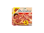 Stonebaked salami pizza package, 4x350g.