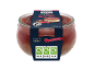 Ricotta dessert gianduja and raspberry, 110g, with recycling instructions on the packaging.