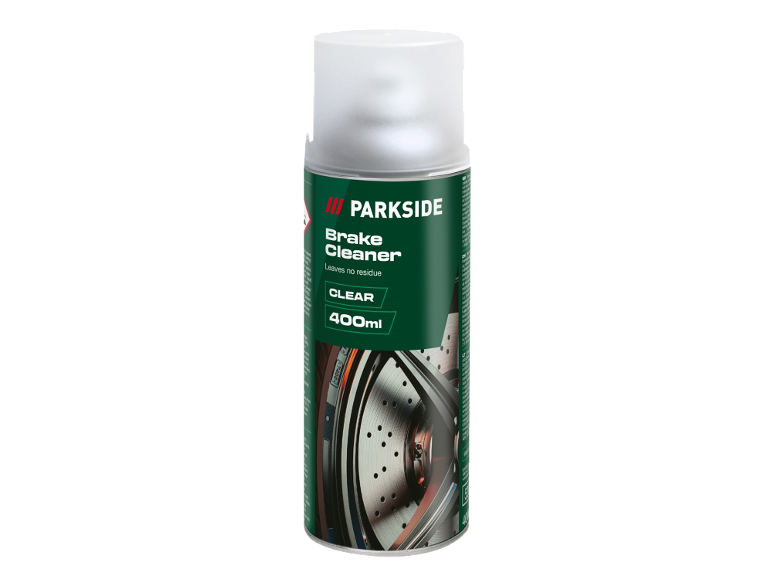 400ml clear brake cleaner spray that leaves no residue.