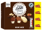 Box of 16 assorted mini ice creams with chocolate, almonds, and vanilla.