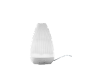 White ultrasonic aroma diffuser with illumination and two control buttons