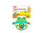 Green frog rattle with Oball technology, suitable for babies 0+ months.