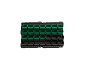 PARKSIDE wall organizer with green and black storage bins