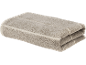 Folded beige terry towel