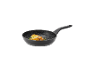 Frying pan with roasted potatoes and vegetables