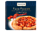 Piccante wood-fired pizza with smoked salami and Nduja pepperoni, Neapolitan style, 398g.
