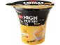 High protein vanilla mousse, no added sugar, lactose-free.