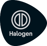 Halogen seal with a circle symbol and two D letters.