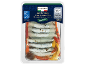Pack of marinated anchovy fillets with vegetables in sunflower oil, 100g.