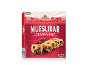Box of cranberry muesli bars, 8 bars of 25g each, totaling 200g.