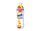 Peach and passion fruit yogurt drink.