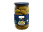 Jar of green olives in brine with a blue label, 700g.