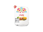 Salad with chicken, 150g pack with an embroidery-like pattern and nutritional information.