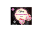 Black cones with vanilla and raspberry ice cream, 4 pieces, 540ml/300g.