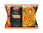 Frozen Andalusian style paella with vegetables, mussel meat and prawns, 500 g.