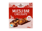 CROWNFIELD Chocolate muesli bar, 200 g