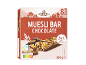 CROWNFIELD Chocolate muesli bar with milk chocolate 200g