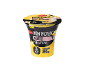 Protein mousse with vanilla flavour in a pot