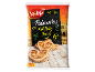 Heart-shaped puff pastry biscuits, with the text 'Palmeritas Puff Pastry Biscuits'.