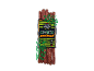Chorizo jalapeño flavour packaging, Latin American style, with heat indicators.