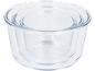 Transparent double-walled glass