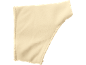 Light beige fabric with seams on the edges