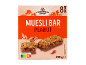 Crownfield peanut muesli bars, 8-pack (200 g)