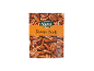 Pecan nuts in a transparent bag with an orange label, 200g.