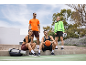 Sports apparel for men and women: t-shirts, shorts, jacket, sports bra, leggings.