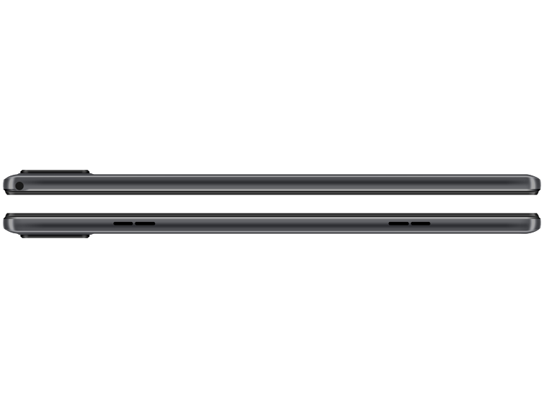Side view of two gray smartphones, one with an audio jack and the other with speaker holes.