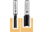 Two wood router bits, one thin (6.0x20.0x8) and one wide (12.0x20.0x8), in wood.
