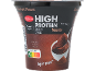 High protein chocolate mousse in a cup