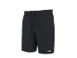 Black athletic shorts with a drawstring and white trim.