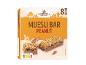 Crownfield peanut muesli bars, 8-pack.