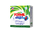 Pack of 36 laundry capsules, promising deep purity and bright white laundry.