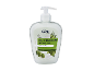 Liquid hand soap with olive extract, moisturizing and pH-skin neutral.