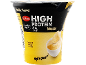 Vanilla flavour high protein mousse, no added sugar, with sweeteners.