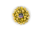 Pitted green Halkidiki olives, marinated with garlic and herbs, 300g.