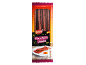 Packaged mini chorizo snacks, with nutritional information and 80g weight.