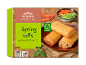 Chinese style spring rolls with vegetables, frozen, 350g.