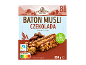 Chocolate muesli bars, 8 pieces, no added sugar, 200g.