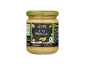 Deluxe pistachio cream in a glass jar.