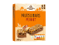 Pack of 8 peanut muesli bars, 200g, with nutritional information.
