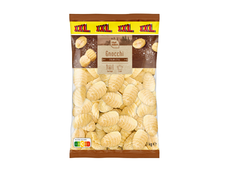 XXL Gnocchi Italian Style, 1 kg bag with Nutri-Score A.