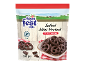 Salted Mini Pretzels Dark Chocolate, 140g, with a scenic mountain background.