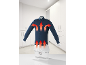 Shirt dryer with hot air flow for drying and ironing clothes.