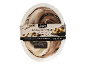 Double chocolate ice cream dessert swirled with chocolate sauce, 650 g/900 ml