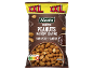 Bag of roasted peanuts in crispy coating with barbecue flavour, 250g.