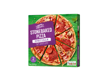 Trattoria Alfredo Stonebaked Double Pizzas