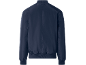 Dark blue men's bomber jacket from the back